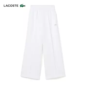 Брюки широкие Lacoste женские, белый