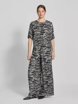 Брюки широкие с эластичным поясом, модель 'CEILING' Drykorn, черный