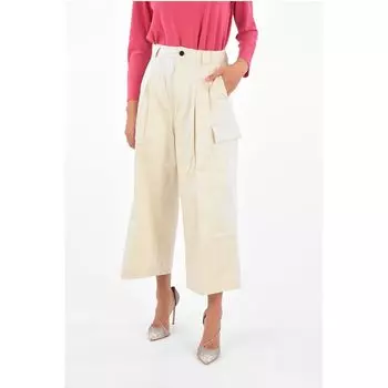 Брюки широкие с двойной складкой Utility Woolrich, Beige