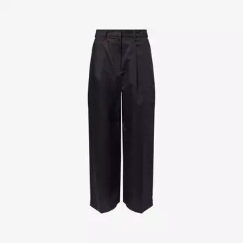 Брюки широкие We Are Tala со складками, черный