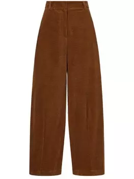 Брюки широкие вельветовые STUDIO TOMBOY, коричневый