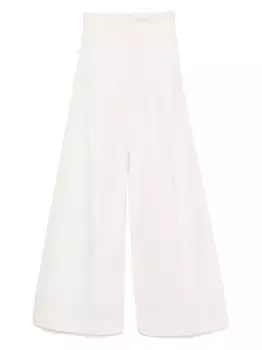 Брюки широкого кроя A.W.A.K.E. Mode, белый