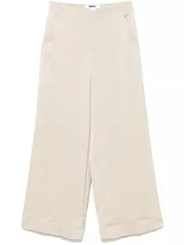 Брюки широкого кроя DKNY, нейтральный цвет