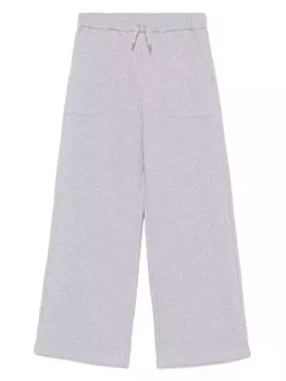 Брюки широкого кроя Eleventy Kids, серый