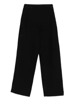 Брюки широкого кроя EMPORIO ARMANI, черный