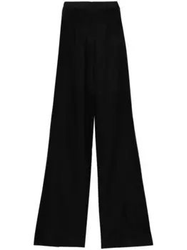 Брюки широкого кроя Fabiana Filippi, черный