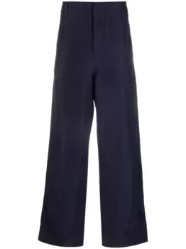 Брюки широкого кроя GIORGIO ARMANI, синий