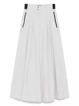 Брюки широкого кроя Herno, серый