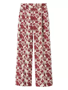 Брюки широкого кроя La DoubleJ, красный