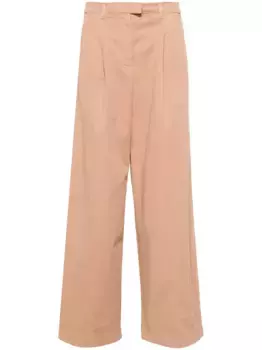 Брюки широкого кроя PINKO, коричневый