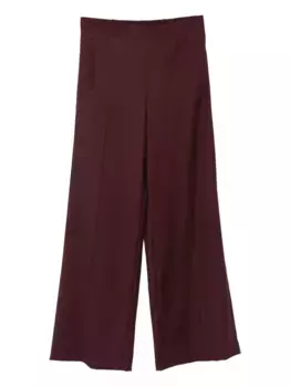 Брюки широкого кроя с эластичной талией Marella, красный