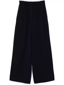 Брюки широкого кроя с эластичным поясом Alysi, синий