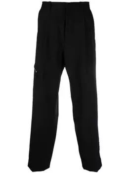 Брюки широкого кроя с молниями OAMC, черный