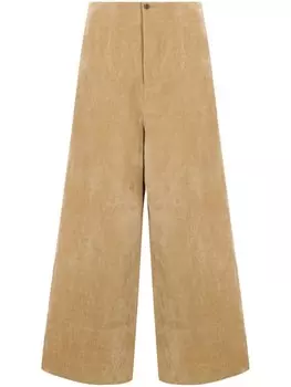 Брюки широкого кроя Uma Wang, нейтральный цвет