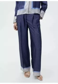 Брюки SHIRTY Mango, темно-синий