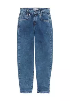 Брюки, шлевки для ремня, эффект стирки, детские BLUE EFFECT, цвет 9471_dark Blue