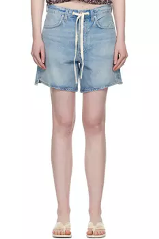 Брюки-шорты деним Brynn на шнурке Citizens Of Humanity, цвет solano