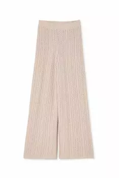 Брюки SIDE SLIT HIGH WAIST TROUSERS NA-KD, бежевый