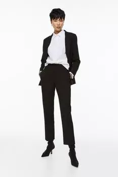 Брюки-сигареты H&M, черный