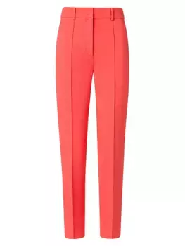 Брюки-сигареты из эластичной шерсти Ferry Akris Punto, коралл