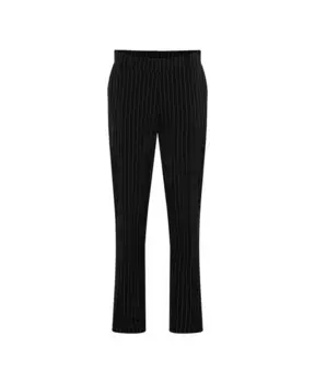 Брюки Сигареты в тонкую полоску &Co Woman, черный