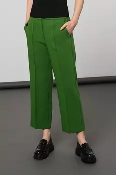 Брюки-Сигары выше щиколотки Stefanel, зеленый