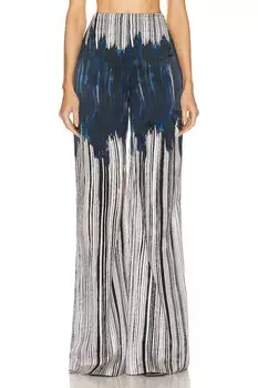 Брюки Silvia Tcherassi Andie, цвет Indigo Linear Wash