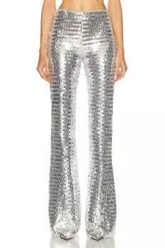 Брюки Simon Miller Sequin Robo, цвет Satellite Silver