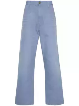 Брюки Single Knee из канваса CARHARTT WIP, синий