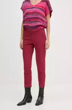 Брюки Sisley, гранатовый