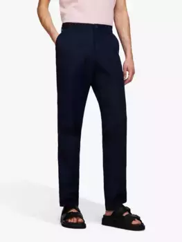 Брюки SISLEY Slim Fit Cotton Twill, темно-синий