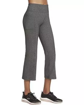 Брюки SKECHERS GO WALK High Waisted Crop Pants, серый