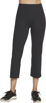 Брюки SKECHERS GO WALK High Waisted Crop Pants, черный