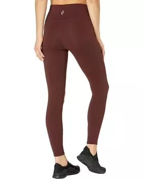 Брюки SKECHERS GO WALK High Waisted Leggings, цвет Burgundy/Brown