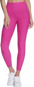 Брюки SKECHERS GO WALK RIBBED HIGH WAIST LEGGING, розовый