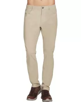 Брюки SKECHERS The Go Walk Premium Five-Pocket, цвет Natural/Brown