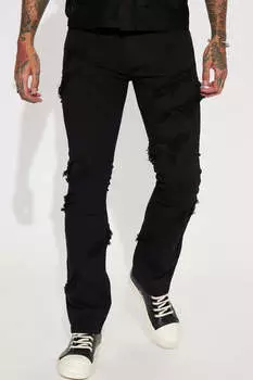 Брюки скинни Fashion Nova KNB3229, черный