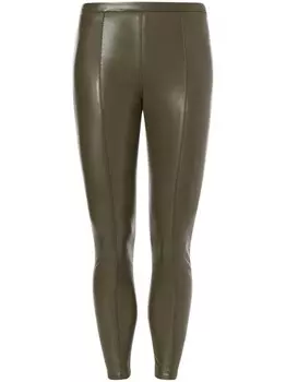 Брюки скинни из искусственной кожи Philosophy Di Lorenzo Serafini, зеленый