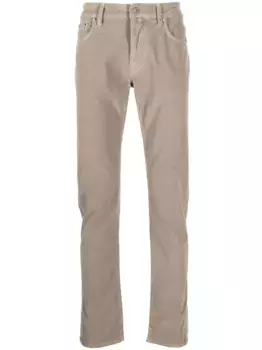 Брюки скинни с нашивкой-логотипом JACOB COHEN, нейтральный