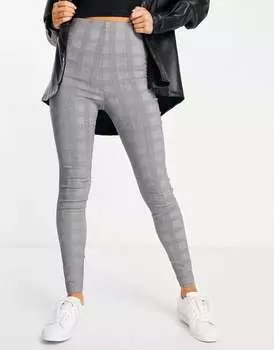 Брюки скинни Vila в моноклетку