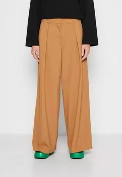 Брюки SLFCHARLOTTE WIDE PANT Selected Femme, жареный кокос