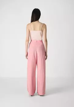 Брюки SLFDIMITRA WIDE PANT Selected, светло-розовый