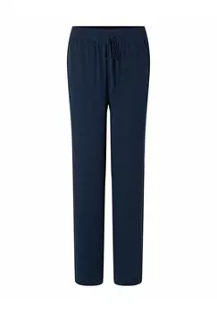 Брюки SLFVIVA GULIA LONG SUN PANT Selected Femme, темно-синий/меланж