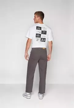 Брюки Slhloose-Carpenter Pant Selected, темно-серый