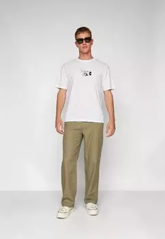 Брюки Slhloose-Casper Pant Selected, зеленый