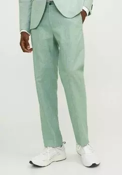 Брюки Slim Fit Jack & Jones, бутылочно-зелёные