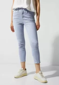 Брюки SLIM FIT MIT STREIFEN Street One, цвет blau