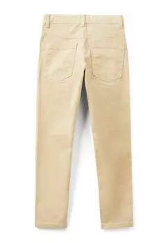 Брюки SLIM FIT STRETCH United Colors of Benetton, бежевый