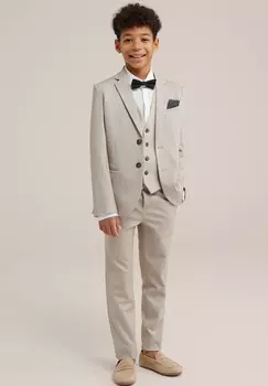 Брюки SLIM FIT WE Fashion, светло-коричневый