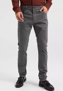 Брюки Slim Fit WE Fashion, темно-серый